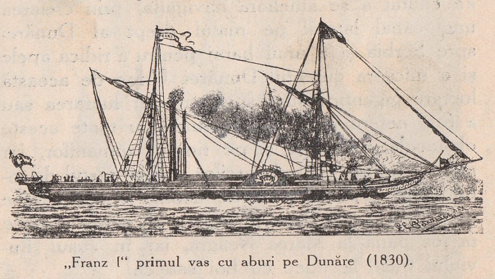„Franz I“ - primul vas cu aburi pe Dunare (1830)