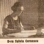 Silvia Cernescu (foto reprodusă din cotidianul DIMINEATA din 24 octombrie 1924, episodul 1 (În ghiarele lui Terente)