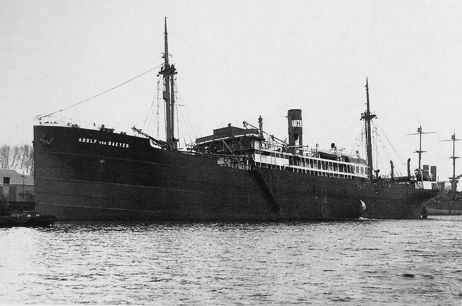 În anul 1933, nava „Adolf von Baeyer“ va fi achiziţionată de Serviciul Maritim Român (valoarea estimativă: 20 milioane lei) de la HAPAG, fiind botezată „Peleş“ (15 august 1933).