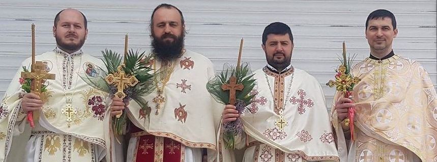 Activul preoțesc al bisericii „Sf. Mc. Haralambie”: Cristea Florian, Ciprian Stanca, Tiberiu-Andrei Cristea, Mircea Munteanu.