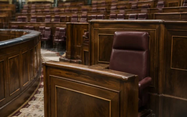 Sălile goale din Spain’s Congress