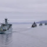 Nave militare în timpul misiunii