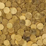 Monede de aur cu diferite valori