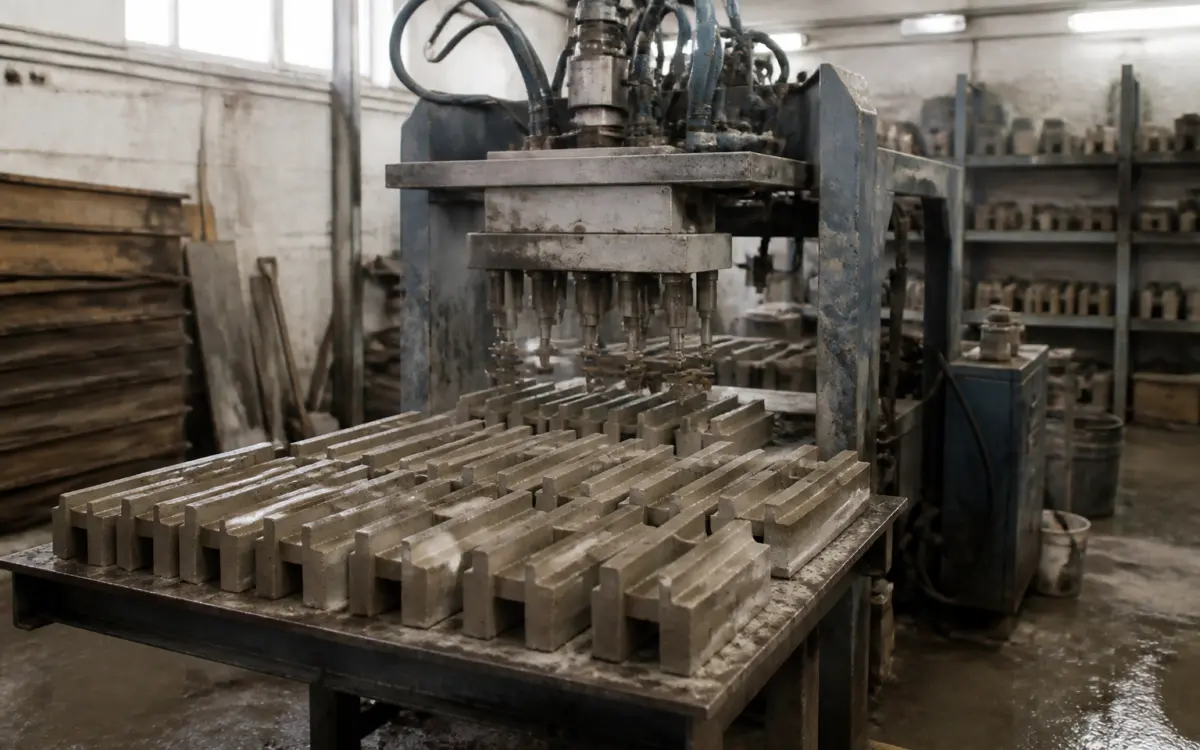 Interiorul unui atelier industrial cu aspect uzat