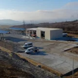 Panoramic cu șantierul unei viitoare stații