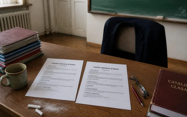 Contracte pentru concediul profesorilor