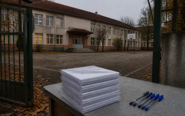 Subiecte și pixuri pentru concurs directori