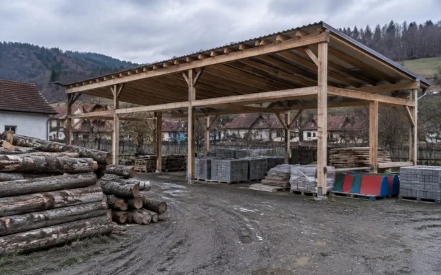 Depozit de materiale din Părău