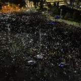 Imagine din timpul protestului 10 august
