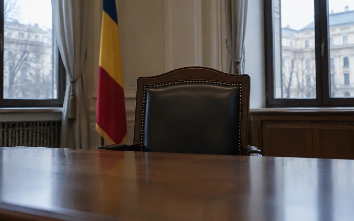 Scaunul gol al unui ministru