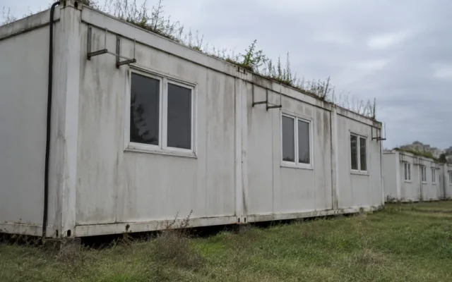 Containerele spitalului modular Pipera Bucharest